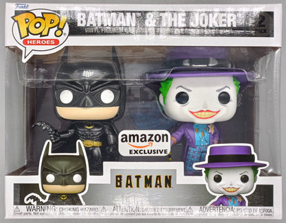 [2 Pack] Batman & The Joker - Metallic - DC Funko POP Funko