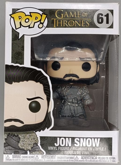 61 Jon Snow (Beyond the Wall) - Game of Thrones Funko POP - Box Damaged Funko