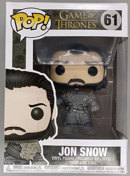 61 Jon Snow (Beyond the Wall) - Game of Thrones Funko POP - Box Damaged Funko