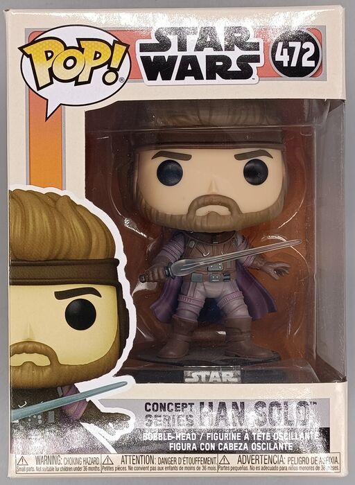 472 Han Solo (Concept) - Star Wars - Box Damaged Funko POP Funko