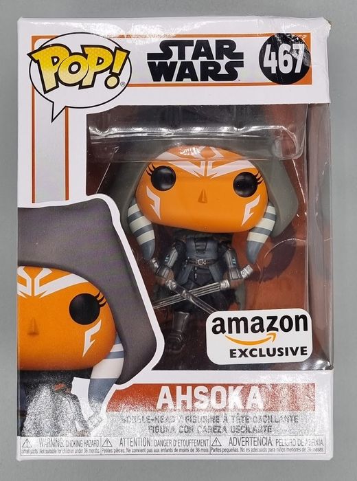 467 Ahsoka (Hooded) - Star Wars The Mandalorian Box Damaged Funko POP
