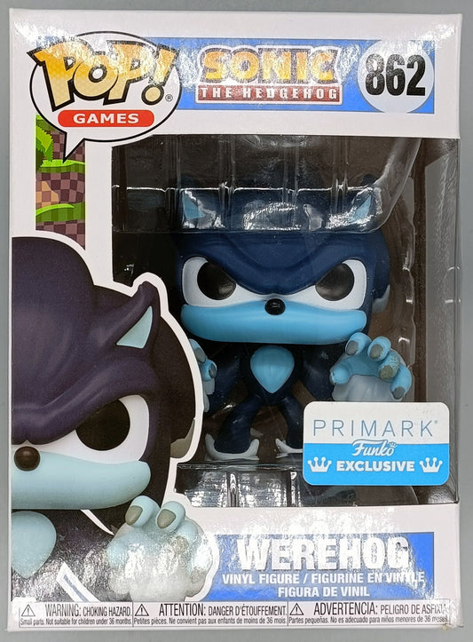862 Werehog - Sonic The Hedgehog - Box Damaged Funko POP
