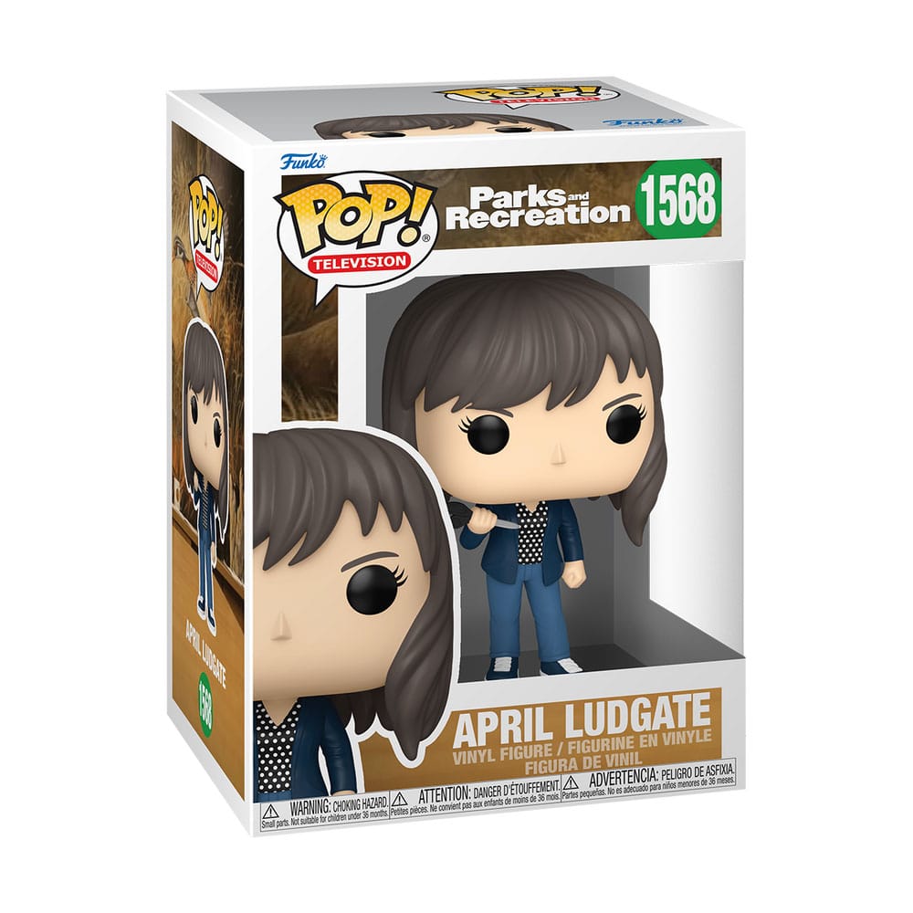1568 April Ludgate - Parks and Recreation 15th Anniversary Funko POP - Brand New