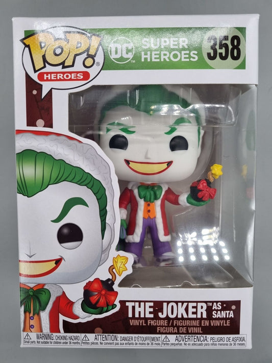 358 The Joker (as Santa) - DC Super Heroes - Holiday Funko POP