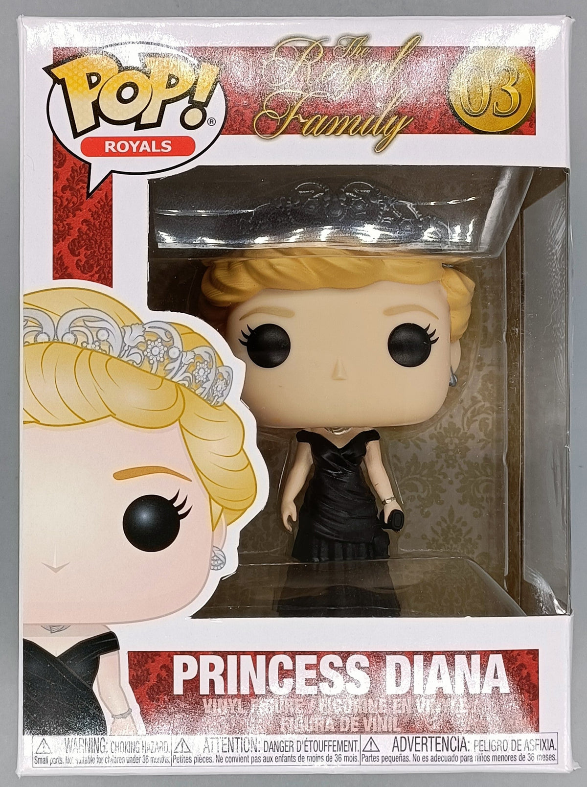 03 Diana (Princess of Wales) - Royals - Box Damaged Funko POP Funko