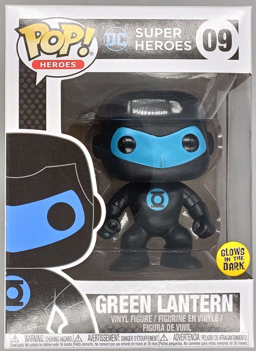 09 Green Lantern (Silhouette) - Glow - DC Super Heroes Funko POP