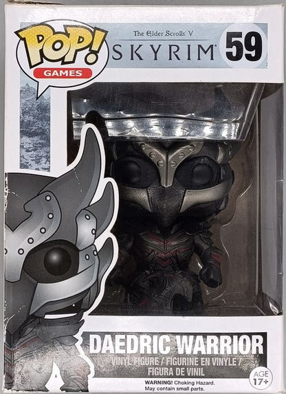 59 Daedric Warrior - Elder Scrolls Skyrim - Funko POP - Box Damaged