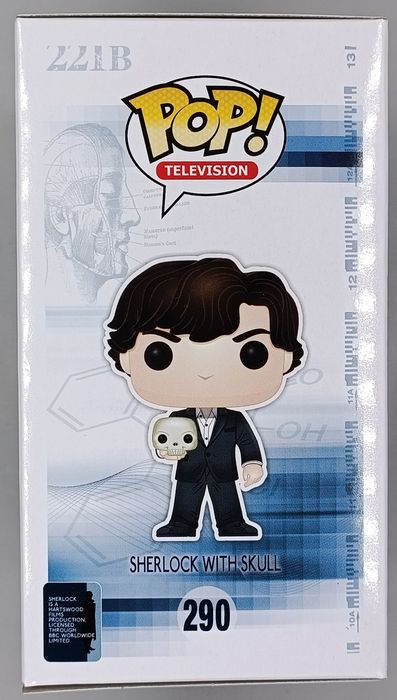 290 Sherlock with Skull - Sherlock Funko POP