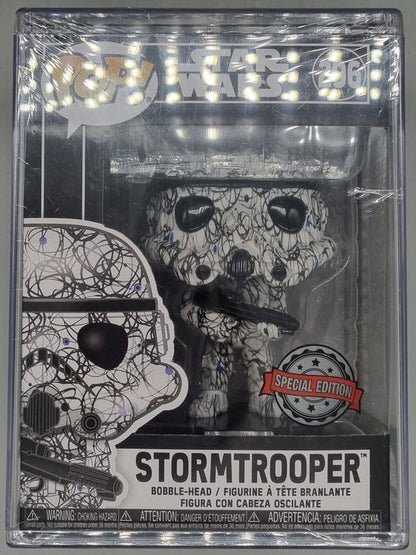 Funko 45861 Pop Star Wars: Stormtrooper (Futura Artist Series Special Edition) 296 Funko POP Funko