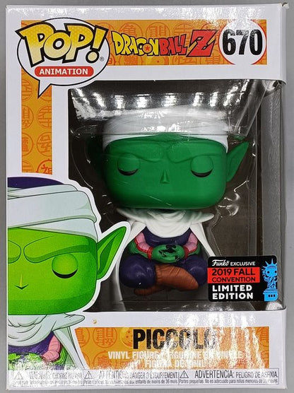 670 Piccolo (Lotus) Dragon Ball Z - 2019 Con - Box Damaged Funko POP