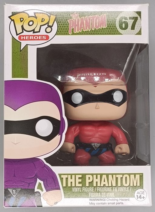 67 The Phantom (Red) - DC The Phantom Funko POP