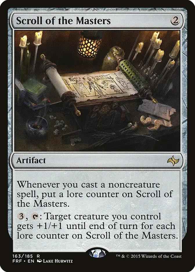 163 - Scroll of the Masters - Fate Reforged - Normal - Magic: The Gathering Card