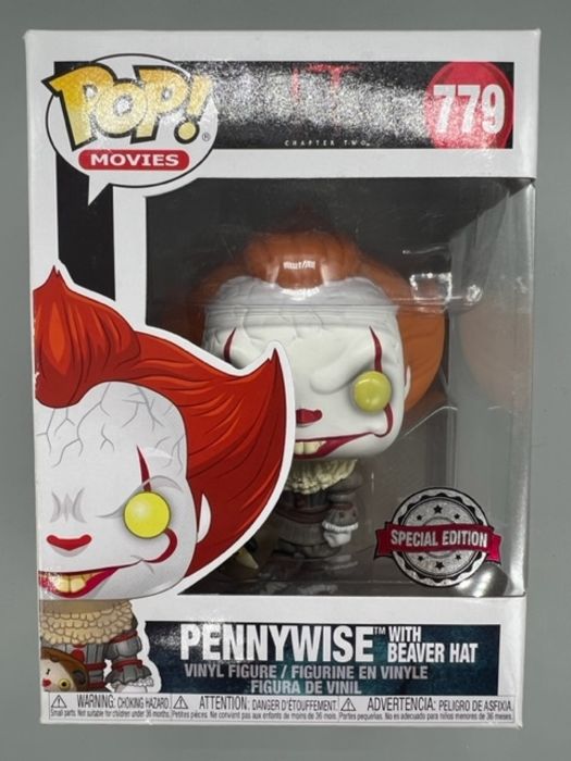 779 Pennywise (with Beaver Hat) - IT - Horror - Funko POP - Box Damaged
