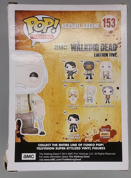 153 Hershel Greene - The Walking Dead - Funko POP - Box Damaged