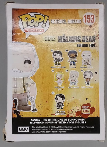 153 Hershel Greene - The Walking Dead - Funko POP - Box Damaged