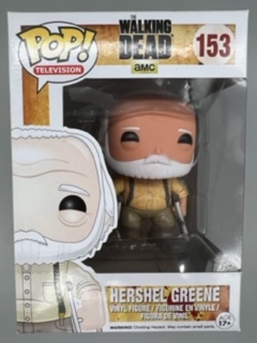 153 Hershel Greene - The Walking Dead - Funko POP - Box Damaged