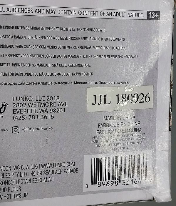 613 Michael Emerson - The Lost Boys - Box Damaged Funko POP