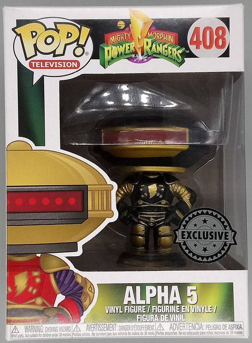 408 Alpha 5 (Black & Gold) - Power Rangers Funko POP