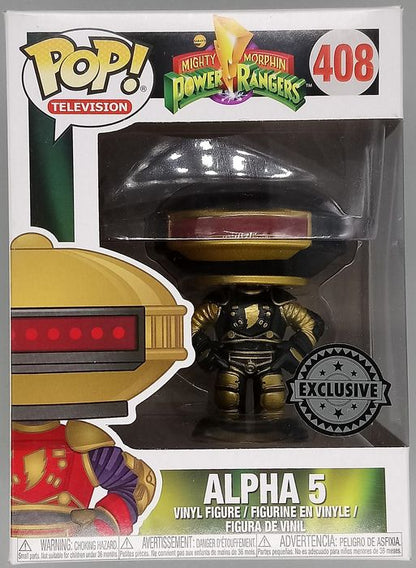 408 Alpha 5 (Black & Gold) - Power Rangers Funko POP