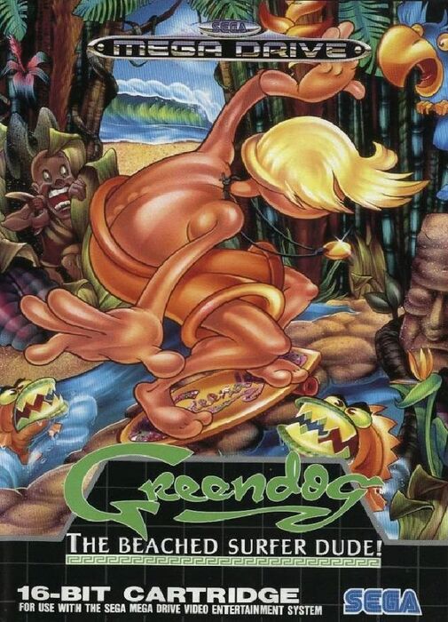 Greendog for Sega Mega Drive (MD) - [No Manual] Funko