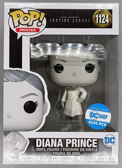 1124 Diana Prince - B&W Metallic - DC Justice League 4500 L Funko POP