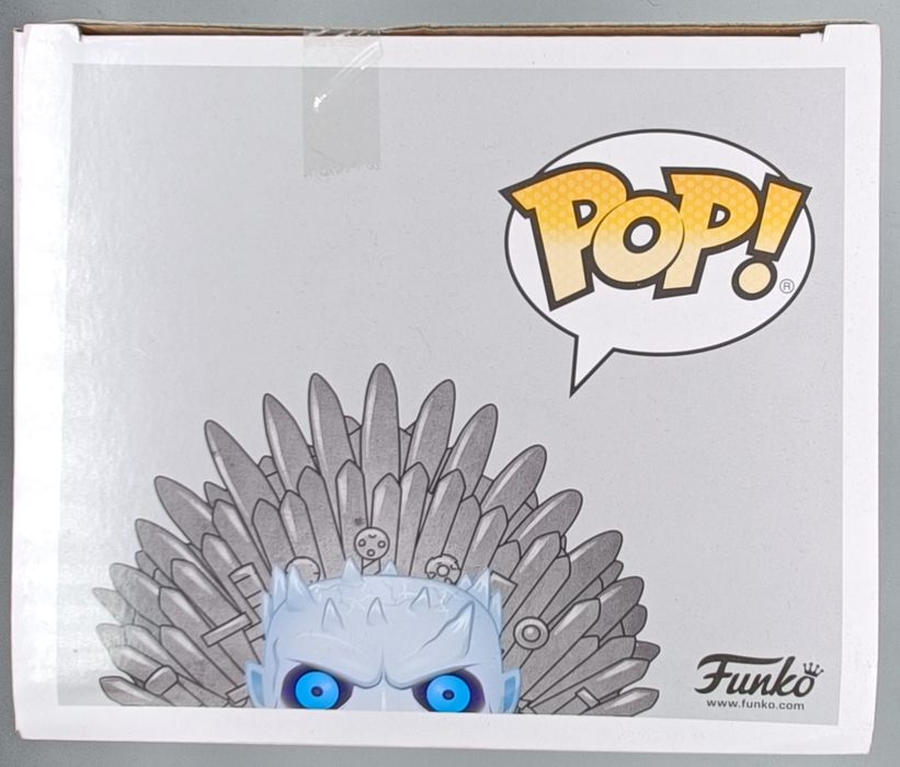 74 Night King (Iron Throne) Deluxe Metallic Game of Box Damaged Funko POP