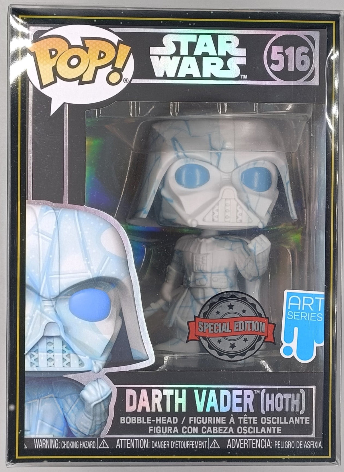 516 Darth Vader (Hoth) Art Series - Star Wars Funko POP New in Hard Stack Funko