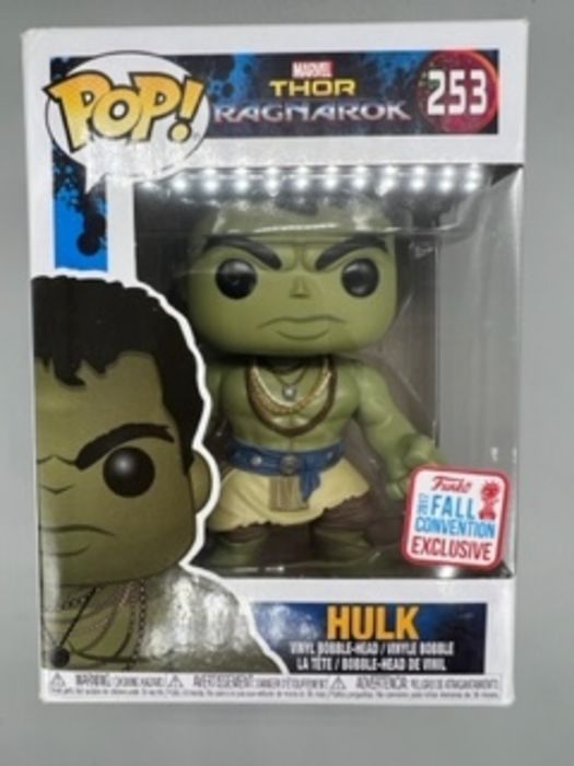 253 Hulk (Casual) Marvel Thor Ragnorok 2017 Con Ex Box Damaged Funko POP