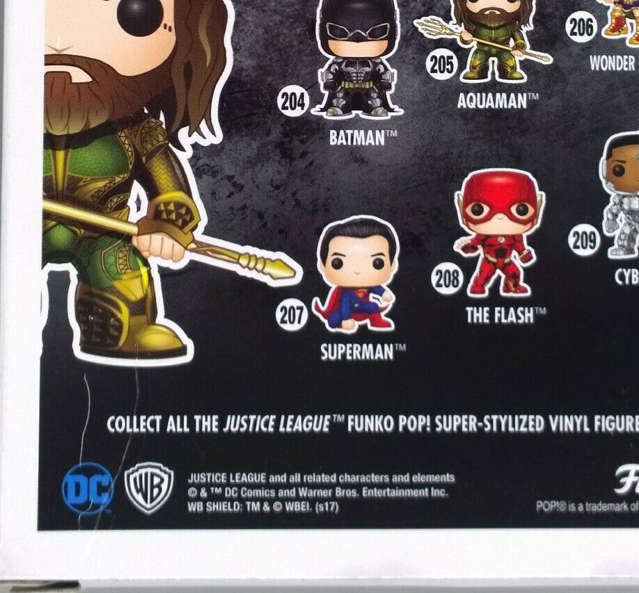 205 Aquaman - DC Justice League - Box Damaged Funko POP