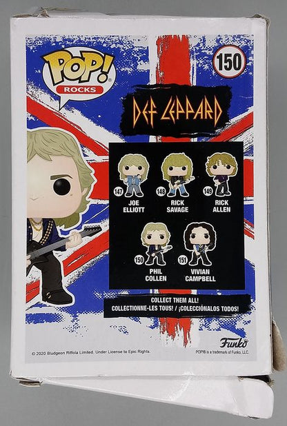 150 Phil Collen - Def Leppard - Box Damaged Funko POP