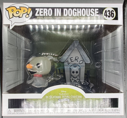 436 Zero in Doghouse Movie Moment Glow Chase Disney T Box Damaged Funko POP