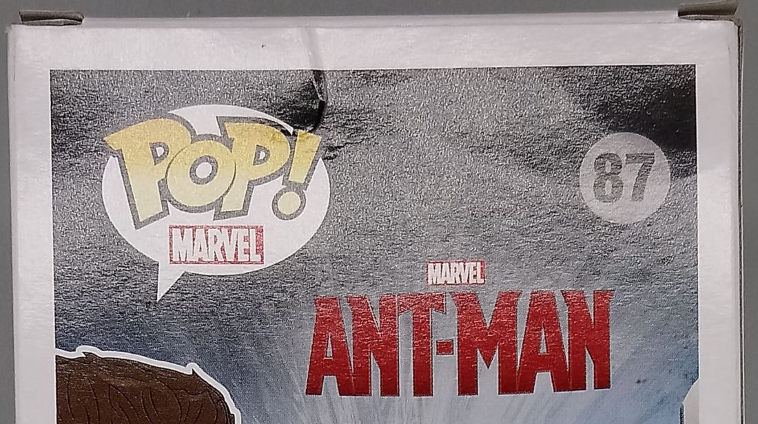 87 Ant-Man (Unmasked) Marvel Collector Corps Box Damaged Funko POP