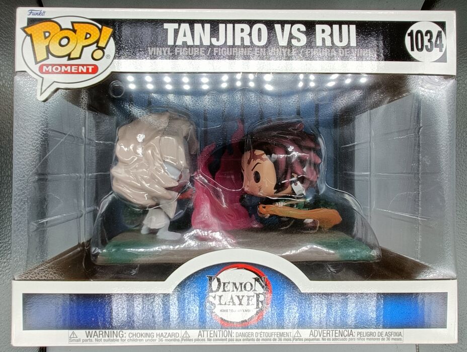 1034 Tanjiro vs. Rui - Anime Moment - Demon Slayer Box Damaged Funko POP