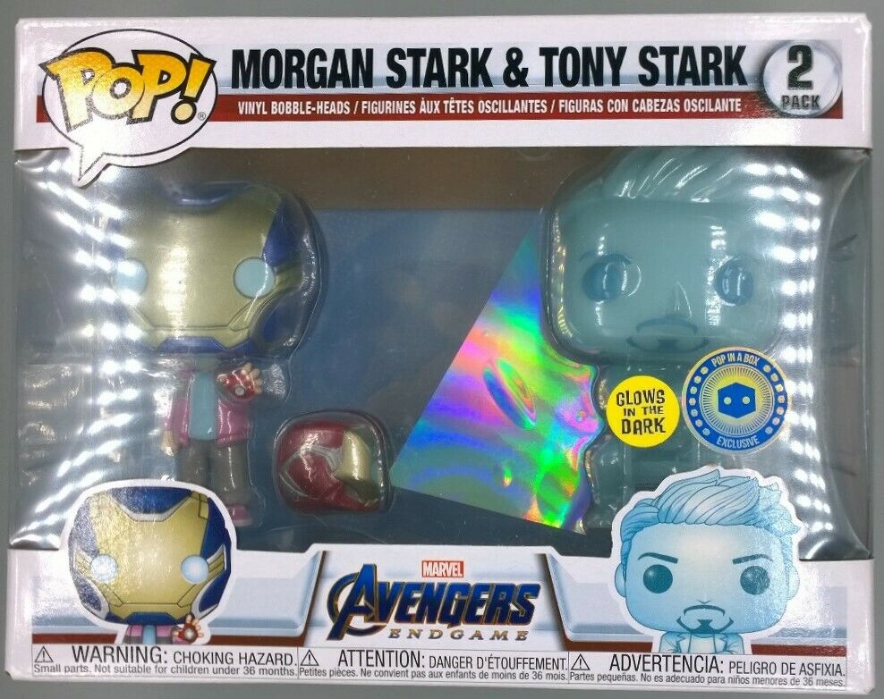 [2 Pack] Morgan Stark & Tony Stark Marvel Avengers Endgame Funko POP Funko