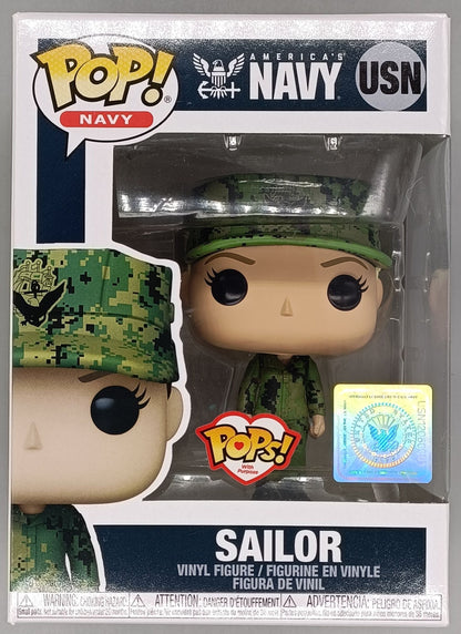 USN Sailor (Female- Caucasian) Pop Navy - Funko POP Funko