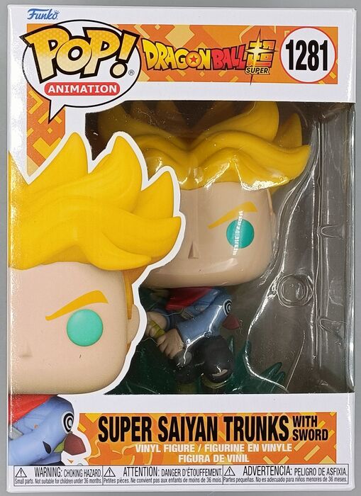 1281 Super Saiyan Trunks (with Sword) Dragon Ball Super Funko POP