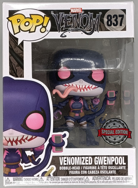 837 Venomized Gwenpool - Marvel Venom - Funko POP - Box Damaged