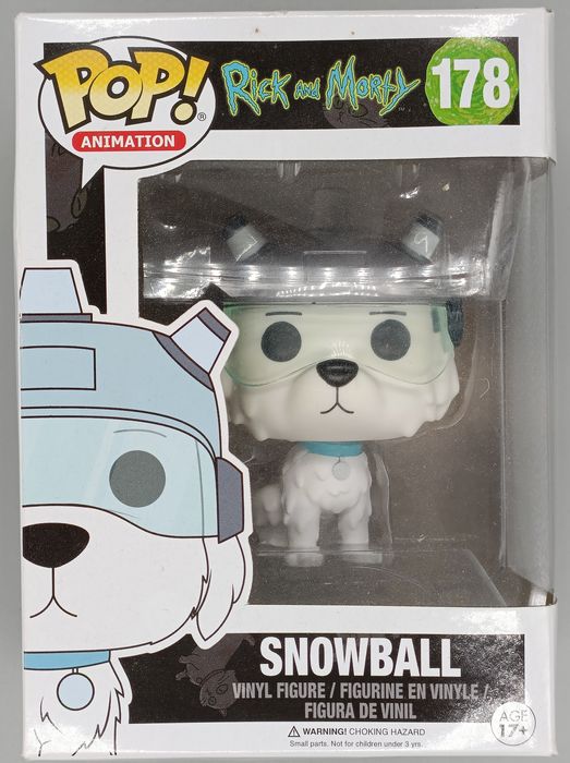 178 Snowball - Rick and Morty - Box Damaged Funko POP