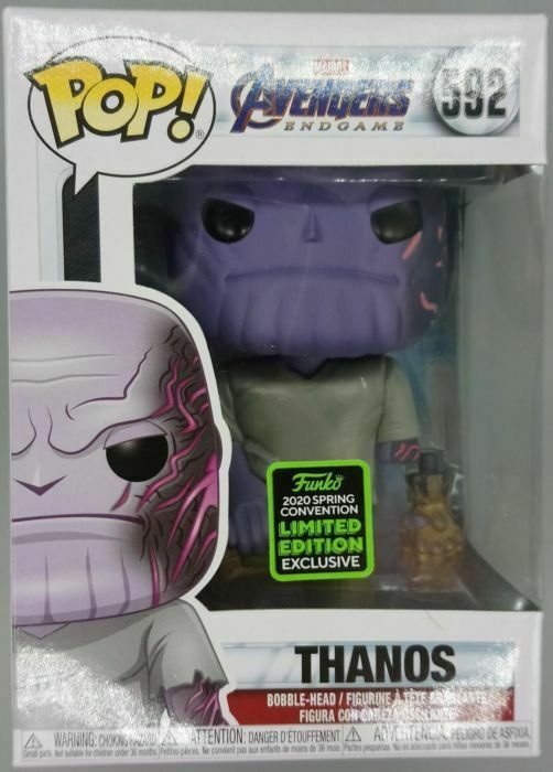 592 Thanos (Detachable Arm) Marvel Avengers Endgame 2020 Con Funko POP Funko
