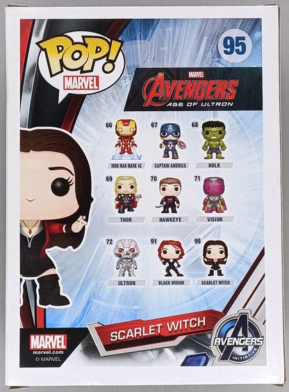 95 Scarlet Witch - Marvel Avengers: Age of Ultron Box Damaged Funko POP