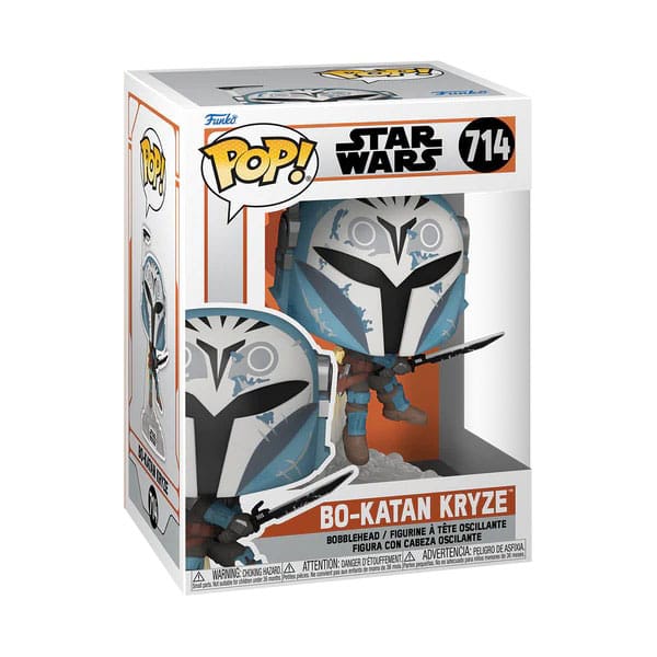 714 Bo-Katan Kryze w/Darksaber and Jet Pack - Star Wars: Mandalorian Funko POP - Brand New