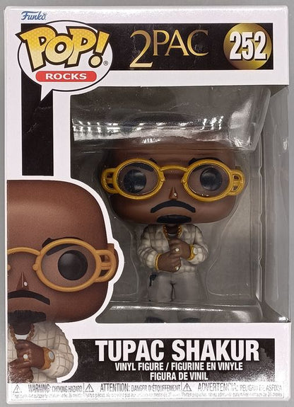 252 Tupac Shakur (Loyal to the Game) - Rocks - 2Pac Box Damaged Funko POP