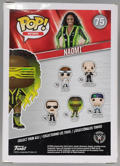 75 Naomi - Glow Chase - WWE - Box Damaged Funko POP