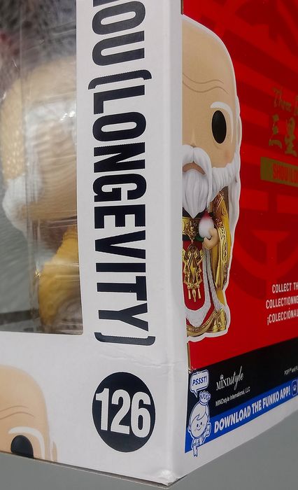 126 Shou (Longevity) Asia - Three Immortals - 2021 C Box Damaged Funko POP
