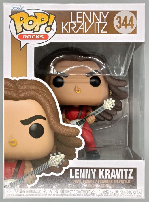 344 Lenny Kravitz - Rocks - New Funko POP Funko