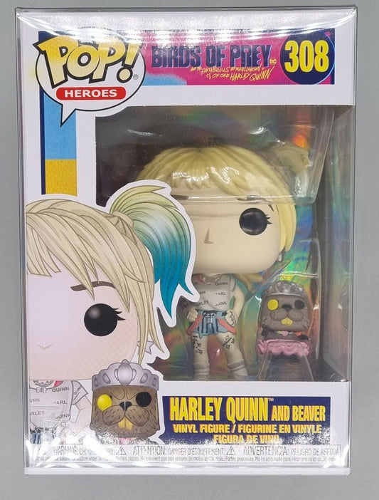 308 Harley Quinn (and Beaver) - DC Birds of Prey Funko POP