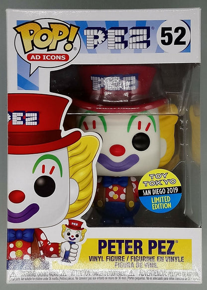 52 Peter PEZ - Ad Icons - PEZ - 2019 Con Exc Funko POP