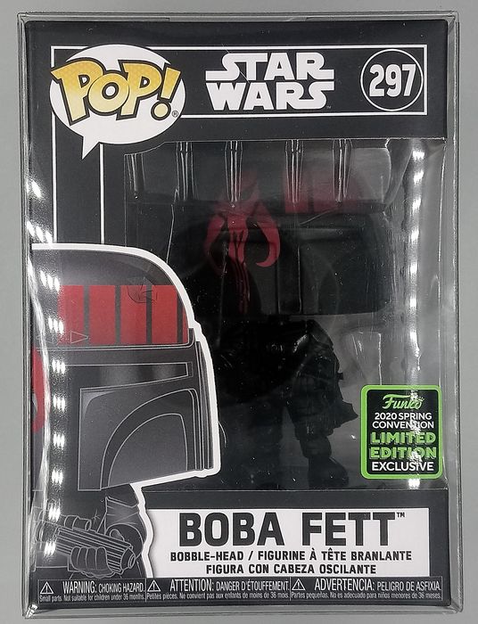 297 Boba Fett (Black) - Star Wars - 2020 Con Funko POP