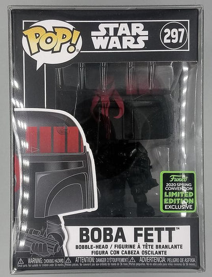 297 Boba Fett (Black) - Star Wars - 2020 Con Funko POP