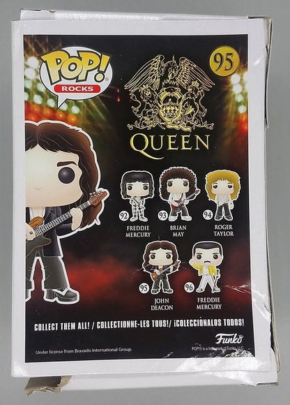 95 John Deacon - Queen - Rocks - Box Damaged Funko POP